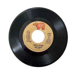 Bee Gees Down The Road/Night Fever  45 RPM  RSO Label 1977